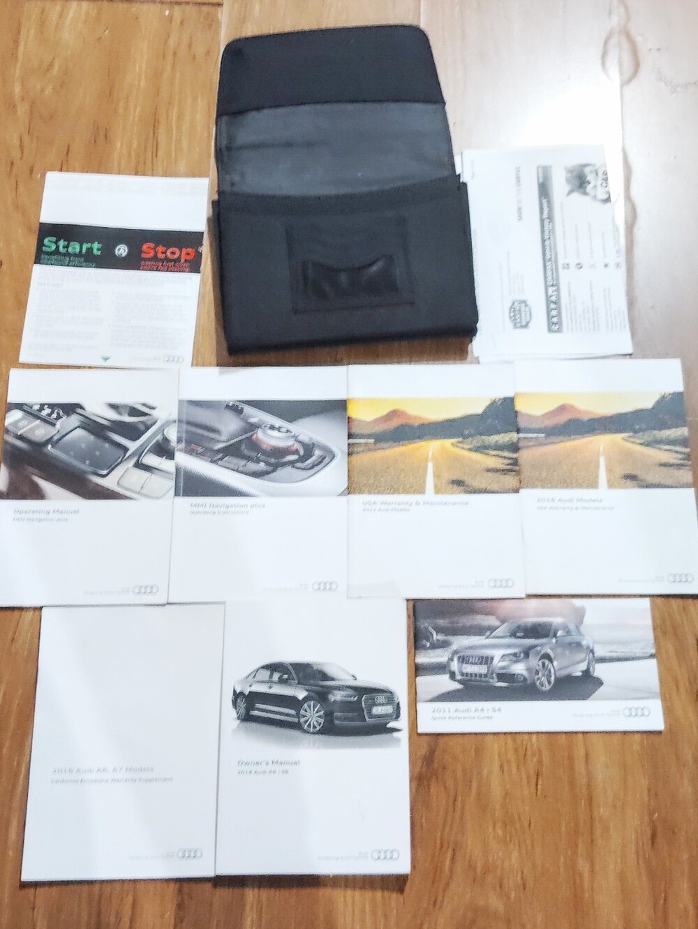 Audi A4 S4 2011 Owner Manual Set With Case Audi B8 Generation